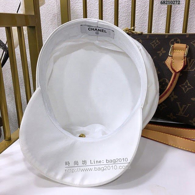 Chanel爆款女士帽子 香奈兒印章軍帽  mm1458